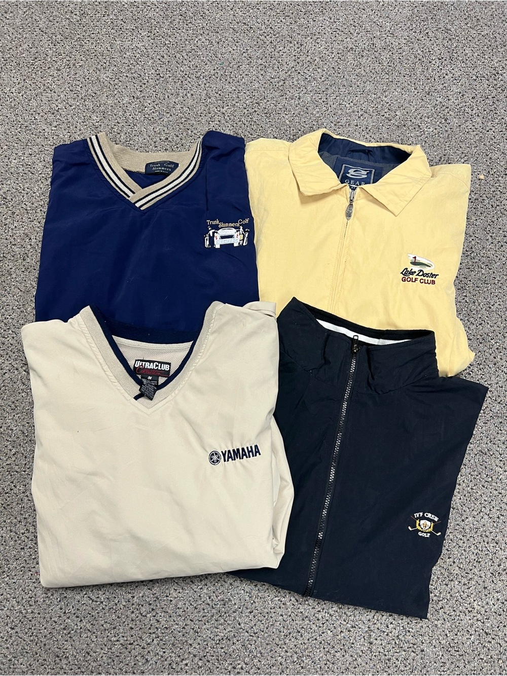 Vtg Golf Windbreaker Bundle - Large